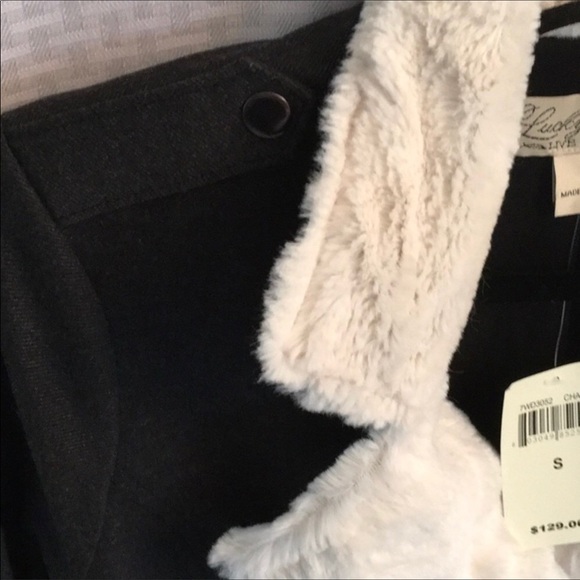 LUCKY BRAND Navy Jacket Sz S - Picture 3 of 6